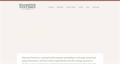 Desktop Screenshot of diamondventures.com